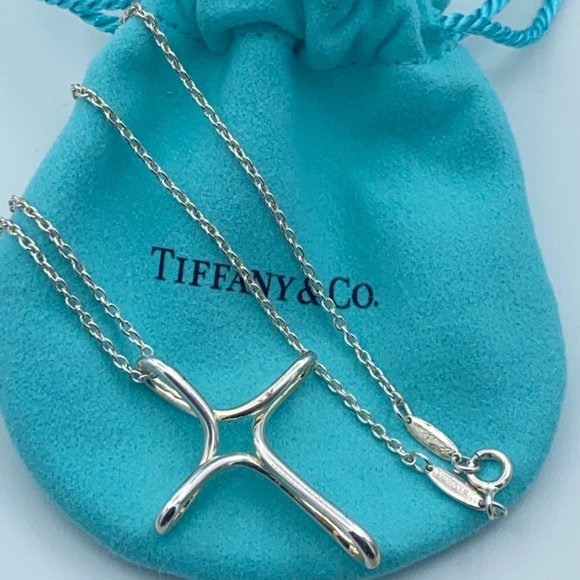 Tiffany & Co. Jewelry Tiffany Co Elsa Peretti Sterling Silver Infinity Cross Pendant